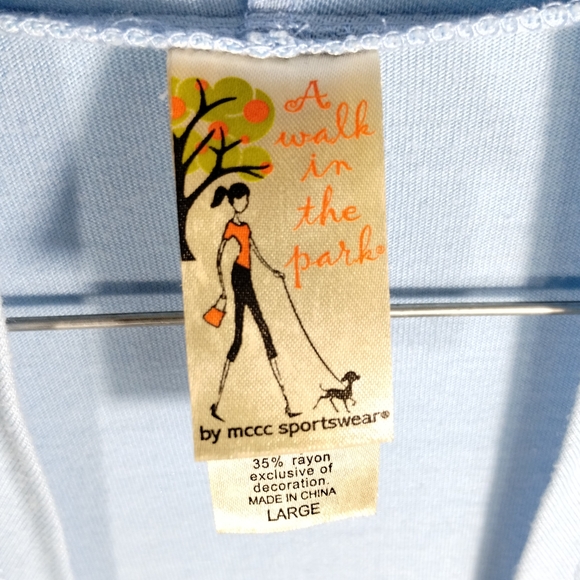 A Walk In The Park Blue Floral Open Front Kimono Cardigan Coastal Grandma Spring - Picture 2 of 9